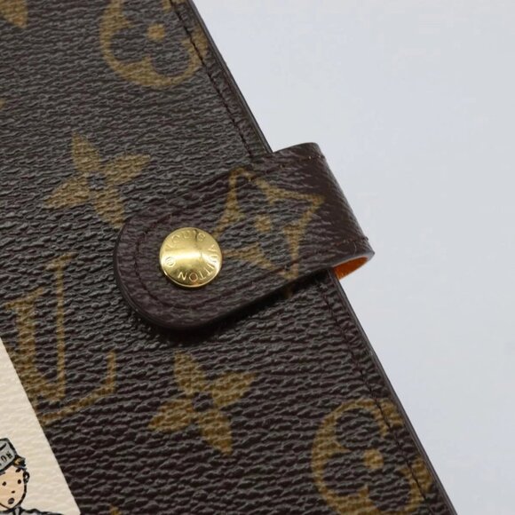 LOUIS VUITTON Groom Pageboy Agenda PM Day Planner Cover Jaune R20019 Auth BA8364 - Picture 10 of 16